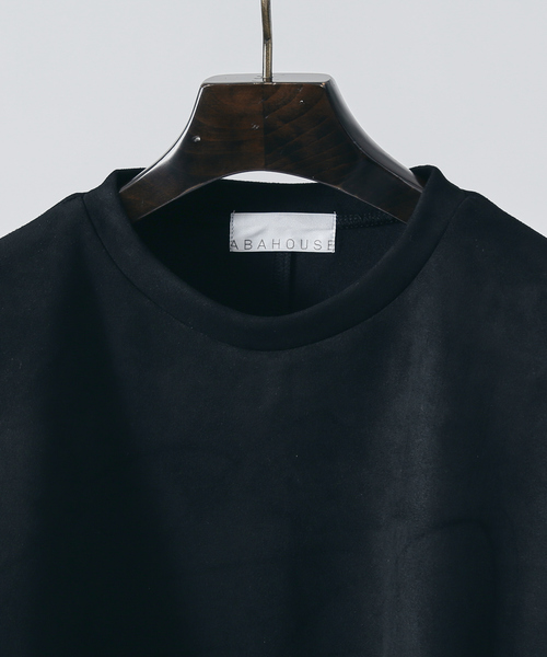 【AHABAHOUSE】ネオスエードドルマンスリーブ長袖Tシャツ/スウェット