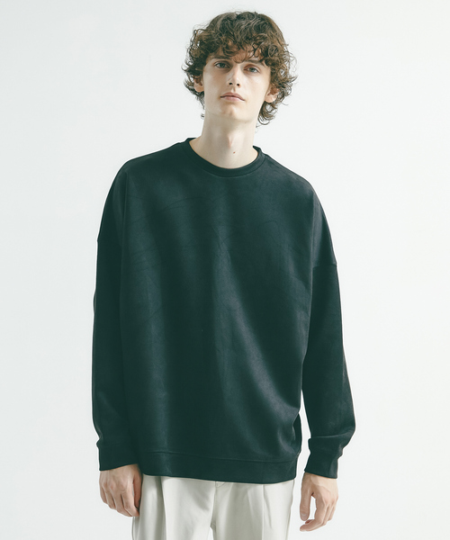 【AHABAHOUSE】ネオスエードドルマンスリーブ長袖Tシャツ/スウェット