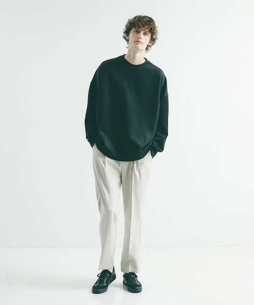 【AHABAHOUSE】ネオスエードドルマンスリーブ長袖Tシャツ/スウェット