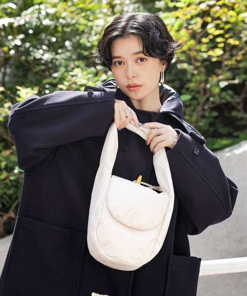 Casselini(キャセリーニ)の「【Casselini/キャセリーニ】クッションミニバック(ハンドバッグ・レディース・オレンジ/ホワイト・FREE)」の6枚目の写真