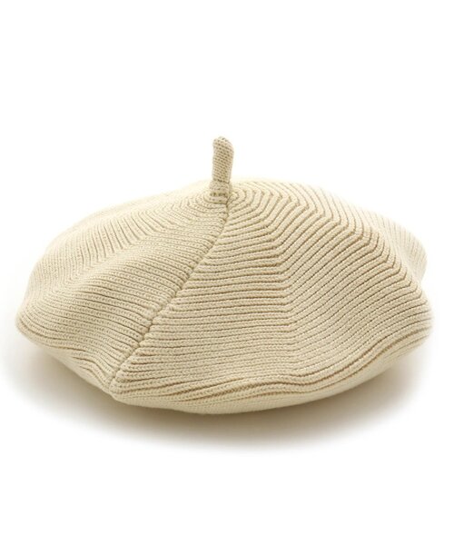 apres les cours（アプレレクール）の「ニットベレー（ハンチング/ベレー帽・キッズ・ブラウン/アイボリー・48）」の10枚目の写真