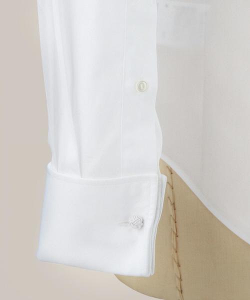 UNITED ARROWS（ユナイテッドアローズ）の「UA FML ウィングカラー プリーツ シャツ ▽◆（シャツ/ブラウス・メンズ・ホワイト・39cm/40cm/38cm/37cm/41cm）」の5枚目の写真
