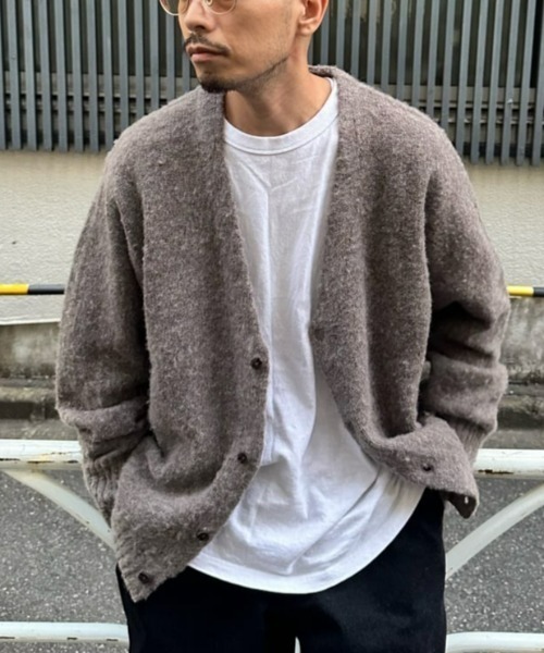 【セール】【Salt&Pepper】WOOLシャギーVネックカーディガン（カーディガン/ボレロ）｜Salt&Pepper（ソルトアンドペッパー