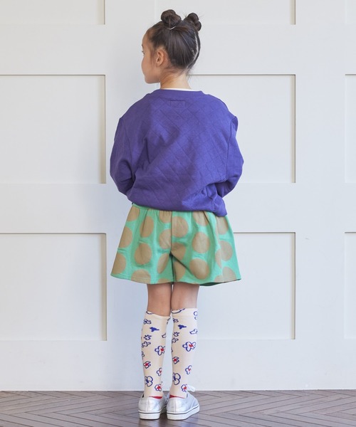 CALMIA(カルミア)の「ソウガラボリュームキュロットパンツ(80~140cm)(その他パンツ・キッズ・チャコール/ラベンダー/ベージュ・110/80/120/130/95/90/140/100)」の6枚目の写真