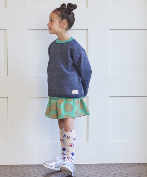 CALMIA(カルミア)の「ソウガラボリュームキュロットパンツ(80~140cm)(その他パンツ・キッズ・チャコール/ラベンダー/ベージュ・110/80/120/130/95/90/140/100)」の7枚目の写真