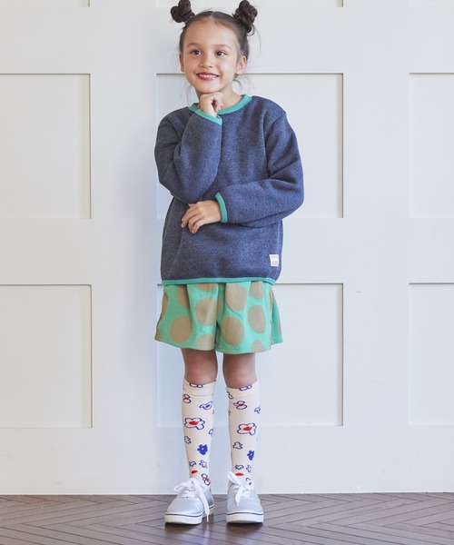 CALMIA(カルミア)の「ソウガラボリュームキュロットパンツ(80~140cm)(その他パンツ・キッズ・チャコール/ラベンダー/ベージュ・110/80/120/130/95/90/140/100)」の8枚目の写真