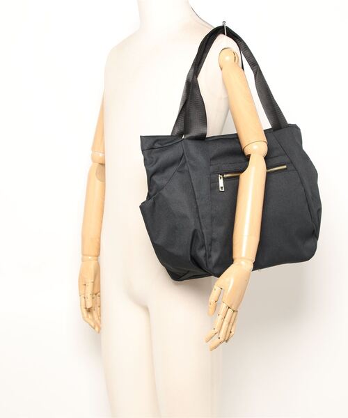 anello（アネロ）の「anello GRANDE / 両面撥水杢ポリＧＬ　トートバッグ / GTT0473Z（トートバッグ・レディース・オレンジ/ネイビー/ブラック/ライトグレー・ONESIZE）」の8枚目の写真