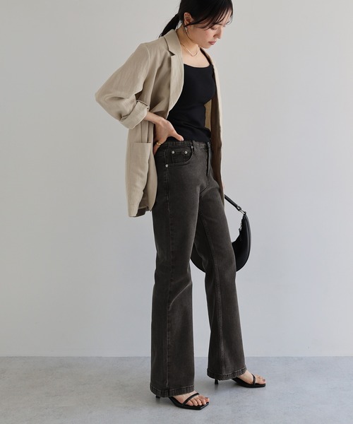 リリーブラウン　ストレッチフレアデニム【美品】美脚デニム 完売品 LWFP254004_p_37_LL.jpg