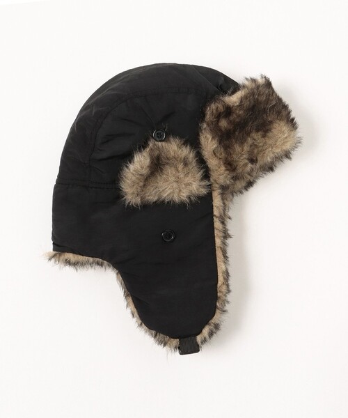 BEAMS HEART（ビームスハート）の「アビエイター キャップ（キャップ・メンズ・ブラック・ONE SIZE）」の9枚目の写真