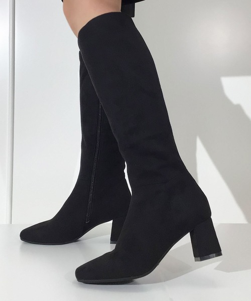 DIANA ダイアナ 美品♪ スエードロングブーツ 黒23cm DIANA ダイアナ 美品♪ スエードロングブーツ 黒23cm