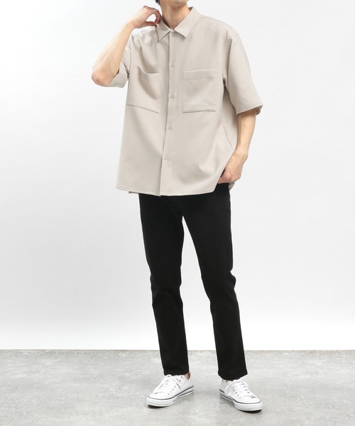 GLOBAL WORK Smile Seed Store(グローバルワーク スマイルシードストア)の「ストレッチスリムテーパードデニム/180868(デニムパンツ・メンズ・スカイブルー/ネイビー/ブラック・SMALL/LARGE/MEDIUM/X-LARGE)」の16枚目の写真