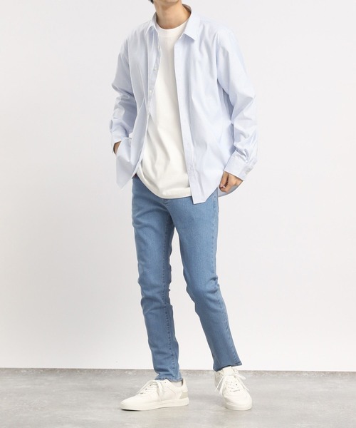 GLOBAL WORK Smile Seed Store(グローバルワーク スマイルシードストア)の「ストレッチスリムテーパードデニム/180868(デニムパンツ・メンズ・スカイブルー/ネイビー/ブラック・SMALL/LARGE/MEDIUM/X-LARGE)」の17枚目の写真