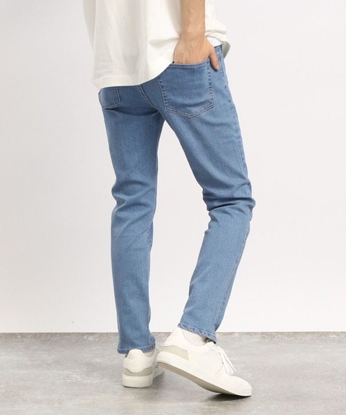 GLOBAL WORK Smile Seed Store(グローバルワーク スマイルシードストア)の「ストレッチスリムテーパードデニム/180868(デニムパンツ・メンズ・スカイブルー/ネイビー/ブラック・SMALL/LARGE/MEDIUM/X-LARGE)」の21枚目の写真