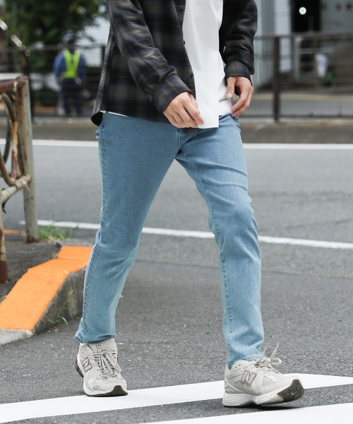 GLOBAL WORK Smile Seed Store(グローバルワーク スマイルシードストア)の「ストレッチスリムテーパードデニム/180868(デニムパンツ・メンズ・スカイブルー/ネイビー/ブラック・SMALL/LARGE/MEDIUM/X-LARGE)」の9枚目の写真