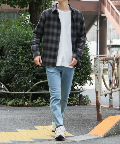 GLOBAL WORK Smile Seed Store(グローバルワーク スマイルシードストア)の「ストレッチスリムテーパードデニム/180868(デニムパンツ・メンズ・スカイブルー/ネイビー/ブラック・SMALL/LARGE/MEDIUM/X-LARGE)」の4枚目の写真