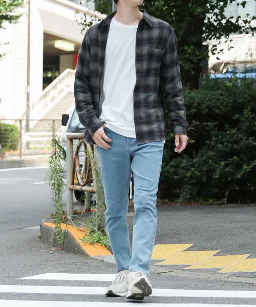 GLOBAL WORK Smile Seed Store(グローバルワーク スマイルシードストア)の「ストレッチスリムテーパードデニム/180868(デニムパンツ・メンズ・スカイブルー/ネイビー/ブラック・SMALL/LARGE/MEDIUM/X-LARGE)」の5枚目の写真