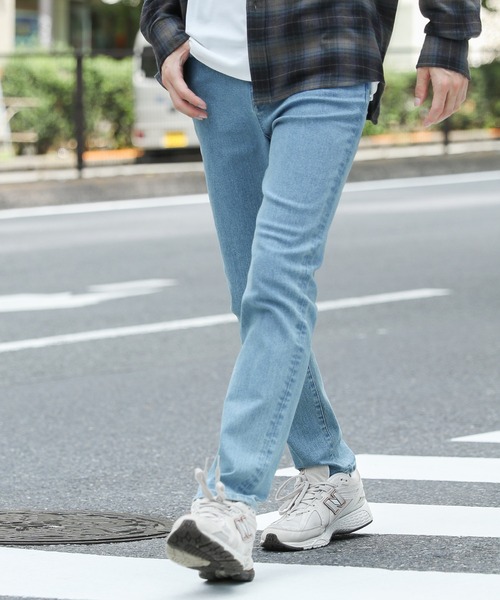 GLOBAL WORK Smile Seed Store(グローバルワーク スマイルシードストア)の「ストレッチスリムテーパードデニム/180868(デニムパンツ・メンズ・スカイブルー/ネイビー/ブラック・SMALL/LARGE/MEDIUM/X-LARGE)」の8枚目の写真