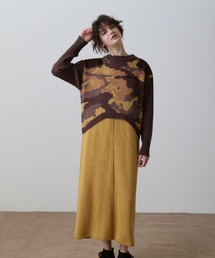 LAYERED LIKE KNIT ONE PIECE/レイヤードライク ニットワンピース