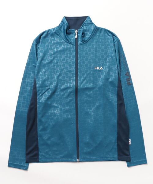 FILA（フィラ）の「《FILA》ｴﾝﾎﾞｽｽﾀﾝﾄﾞｼﾞｬｹｯﾄ FM6556（ナイロンジャケット・メンズ・ネイビー/ブラック/イエロー/ブルー・LL/M/L）」の4枚目の写真