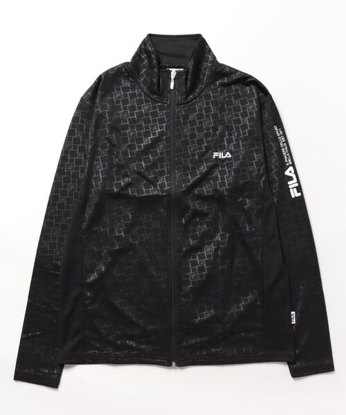 FILA（フィラ）の「《FILA》ｴﾝﾎﾞｽｽﾀﾝﾄﾞｼﾞｬｹｯﾄ FM6556（ナイロンジャケット・メンズ・ネイビー/ブラック/イエロー/ブルー・LL/M/L）」の2枚目の写真