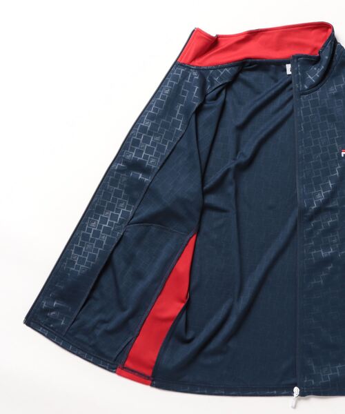 FILA（フィラ）の「《FILA》ｴﾝﾎﾞｽｽﾀﾝﾄﾞｼﾞｬｹｯﾄ FM6556（ナイロンジャケット・メンズ・ネイビー/ブラック/イエロー/ブルー・LL/M/L）」の6枚目の写真