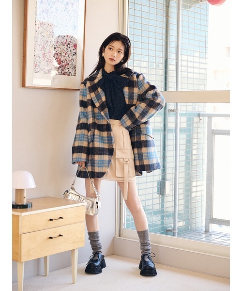 LILY BROWN（リリーブラウン）の「シャギーオーバージャケット（その他