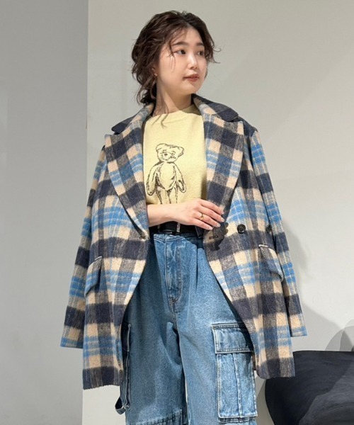 LILY BROWN（リリーブラウン）の「シャギーオーバージャケット（その他