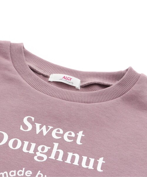 algy（アルジー）の「袖レースアップトレーナー（スウェット・キッズ・ピンク/ブラック/アイボリー・SMALL/XX-SMALL/MEDIUM/X-SMALL）」の10枚目の写真