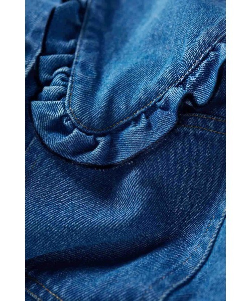 MEDE19F（メデジュウキュウ）の「ＭＥＤＥ１９Ｆ　フリル衿デニムシャツジャケット〈ユーズドブルー〉（デニムジャケット・レディース・ブルー・MEDIUM/LARGE）」の11枚目の写真