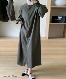 ぽわん袖3wayロングワンピース