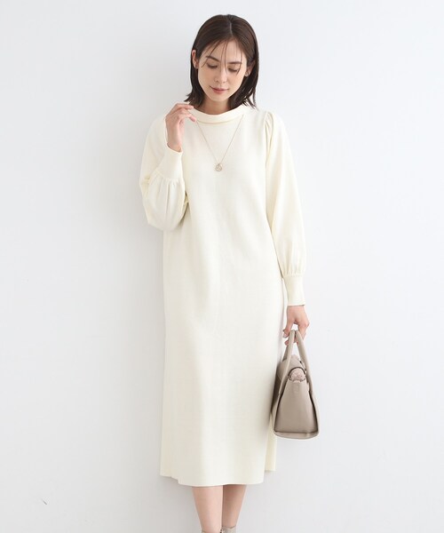 INDIVI（インディヴィ）の「◇【洗える／パール調ボタン】ストレート