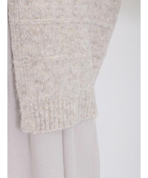 Samansa Mos2（サマンサ モスモス）の「リボン前後着ニットカーディガン（カーディガン/ボレロ・レディース・キナリ/オレンジ/チャコールグレー・F）」の21枚目の写真