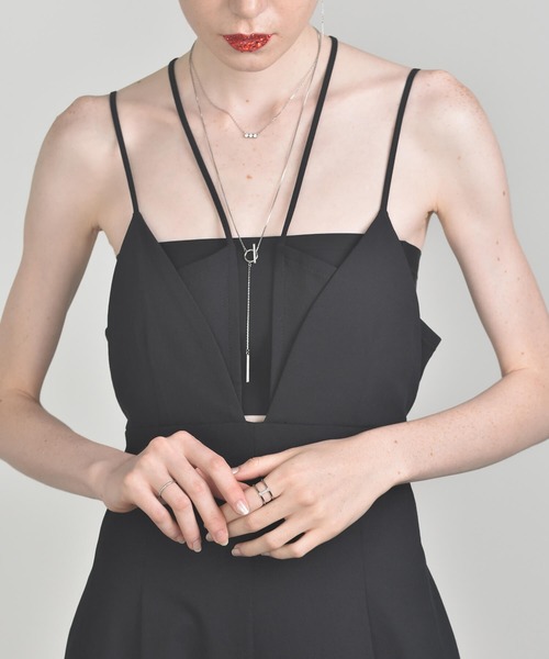 LHME（エルエイチエムイー）の「【WEB限定】”Enhance”ビジューラインリング/ジルコニア/サージカルステンレス（金属アレルギー対応）【LHME / エルエイチエムイー】（リング・レディース・シルバー/ゴールド・9号/11号/13号/15号）」の9枚目の写真