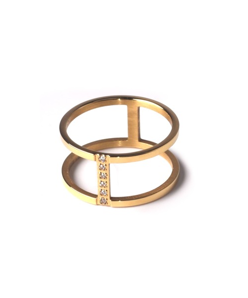 LHME（エルエイチエムイー）の「【WEB限定】”Enhance”ビジューラインリング/ジルコニア/サージカルステンレス（金属アレルギー対応）【LHME / エルエイチエムイー】（リング・レディース・シルバー/ゴールド・9号/11号/13号/15号）」の18枚目の写真