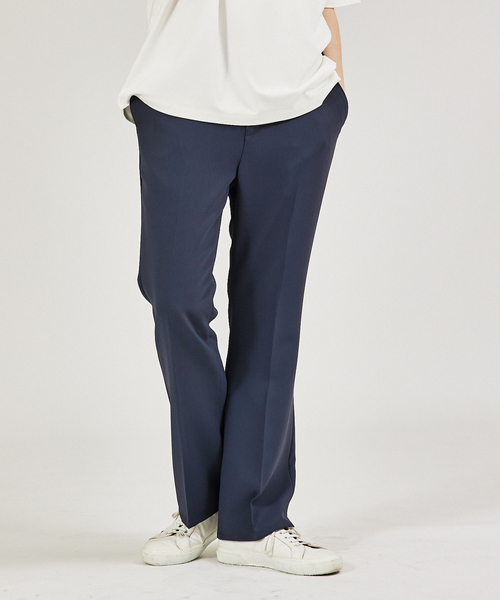 AH ABAHOUSE（エーエイチアバハウス）の「【AH ABAHOUSE】トロミ生地 フレアスラックス（スラックス・メンズ・ブラック/グリーン/チャコールグレー/ブラウン・46/48）」の3枚目の写真