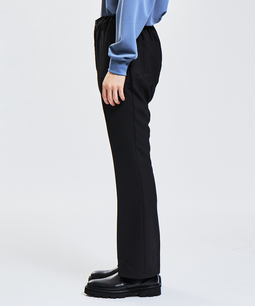 AH ABAHOUSE（エーエイチアバハウス）の「【AH ABAHOUSE】トロミ生地 フレアスラックス（スラックス・メンズ・ブラック/グリーン/チャコールグレー/ブラウン・46/48）」の6枚目の写真