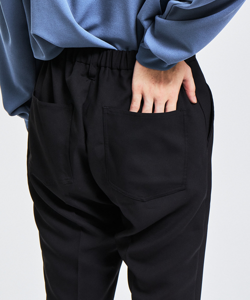 AH ABAHOUSE（エーエイチアバハウス）の「【AH ABAHOUSE】トロミ生地 フレアスラックス（スラックス・メンズ・ブラック/グリーン/チャコールグレー/ブラウン・46/48）」の8枚目の写真