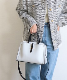 MIAN  | バイカラースクエア2wayトートバッグ(トートバッグ)