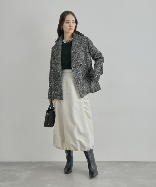 ROPE'（ロペ）の「パールディティールデザインニット（ニット/セーター・レディース・ブラック/ライトグリーン/ピンク・FREE）」の12枚目の写真