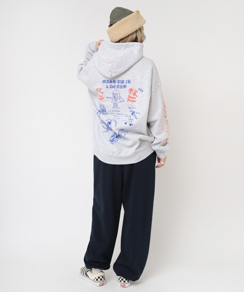 RNA（アールエヌエー）の「M2187 繁栄プリントパーカー（パーカー・レディース・アッシュグレー/ブラック/マスタード・MEDIUM）」の17枚目の写真