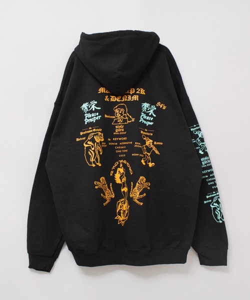 RNA（アールエヌエー）の「M2187 繁栄プリントパーカー（パーカー・レディース・アッシュグレー/ブラック/マスタード・MEDIUM）」の13枚目の写真