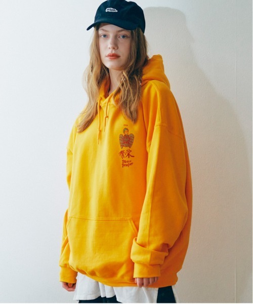 RNA（アールエヌエー）の「M2187 繁栄プリントパーカー（パーカー・レディース・アッシュグレー/ブラック/マスタード・MEDIUM）」の9枚目の写真