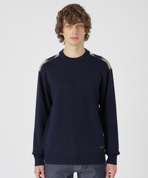 バーバリーブラックレーベル グレー ポロネック セーター BLUE LABEL / BLACK LABEL CRESTBRIDGE / ブルーレーベル
