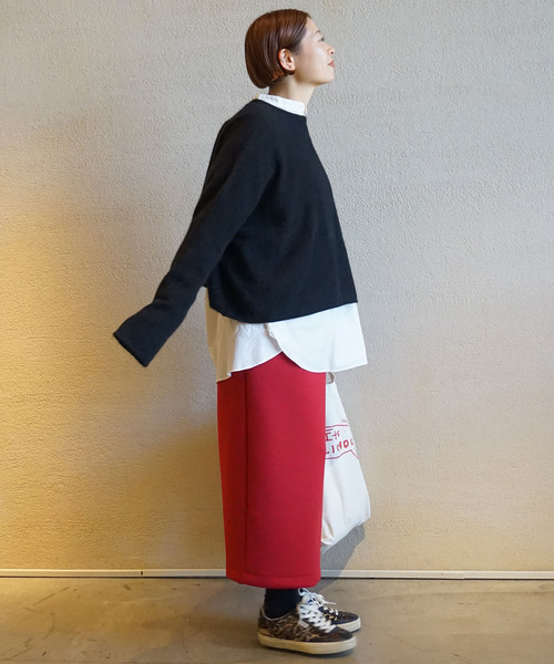 美品 23AW journal standard luxe ジャーナルスタンダード ラックス ソフトリーワイドプルオーバー ニット グレー レディース 古着 中古 USED JOURNAL STANDARD LUXE（ジャーナルスタンダード ラックス）の「ソフト