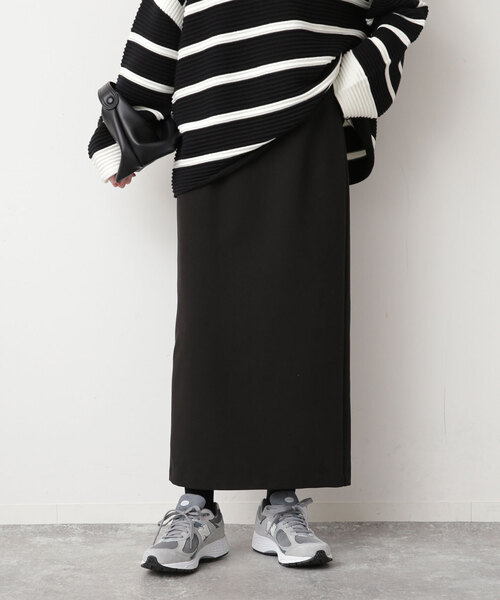 SLOBE IENA（スローブイエナ）の「裏起毛タイトスカート（スカート・レディース・ブラック/ライトグレー・38/36）」の16枚目の写真