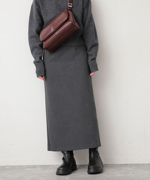 SLOBE IENA（スローブイエナ）の「裏起毛タイトスカート（スカート・レディース・ブラック/ライトグレー・38/36）」の10枚目の写真