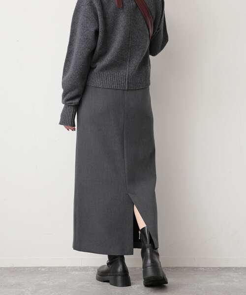 SLOBE IENA（スローブイエナ）の「裏起毛タイトスカート（スカート・レディース・ブラック/ライトグレー・38/36）」の18枚目の写真