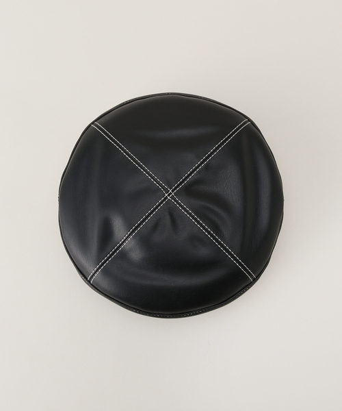 BRIE LEON（ブリーレオン）の「【BRIE LEON/ブリーレオン】ベレー　ブラック（ハンチング/ベレー帽・レディース・ブラック・FREE）」の3枚目の写真