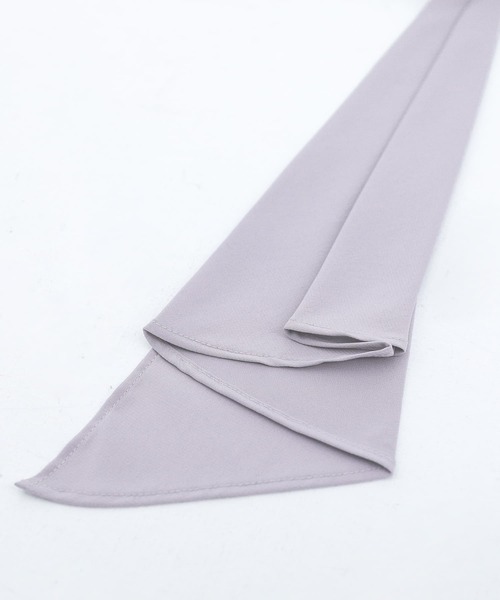 n'OrLABEL（ノアールレーベル）の「『ボウタイブラウス』（シャツ/ブラウス・レディース・ブラック/オフホワイト/グレー・1/2）」の13枚目の写真