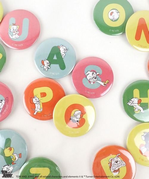 トムページ　15日まで　ぱらぴち缶バッチ✖️20 トムページ 15日まで ぱらぴち缶バッチ✖️20 カラフルピーチ からぴち